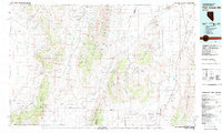 Fish Creek Mts 1982 topographic map thumbnail