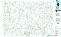 High Rock Canyon 1981 topographic map thumbnail
