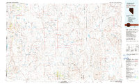 High Rock Canyon 1981 topographic map thumbnail
