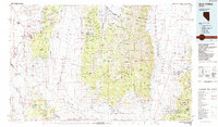 Ione Valley 1985 topographic map thumbnail
