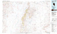Jackson Mts 1985 topographic map thumbnail