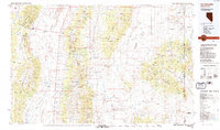 Kern Mountains 1988 topographic map thumbnail