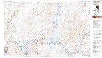 Lake Mead 1987 topographic map thumbnail