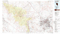 Las Vegas 1986 topographic map thumbnail