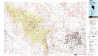 Las Vegas 1986 topographic map thumbnail