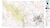 Las Vegas 1986 topographic map thumbnail