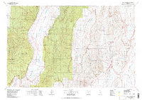 Mount Jefferson 1978 topographic map thumbnail
