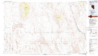 Pahranagat Range 1985 topographic map thumbnail