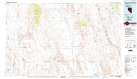 Pahranagat Range 1985 topographic map thumbnail