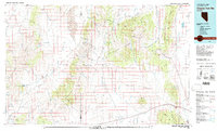 Simpson Park Mtns 1979 topographic map thumbnail