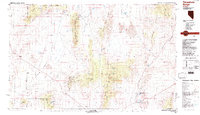 Timpahute Range 1988 topographic map thumbnail