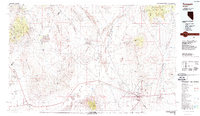 Tonopah 1987 topographic map thumbnail