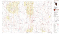 Warm Springs 1987 topographic map thumbnail