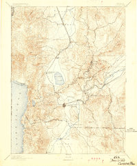 Carson 1893 topographic map thumbnail