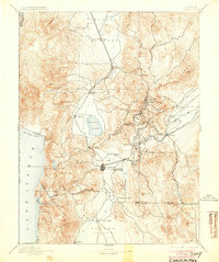 Carson 1893 topographic map thumbnail