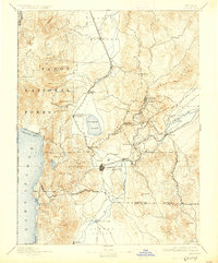 Carson 1893 topographic map thumbnail