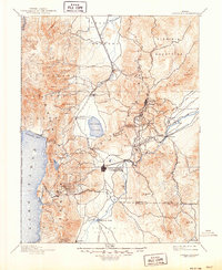 Carson City 1893 topographic map thumbnail