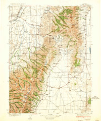 Halleck 1935 topographic map thumbnail