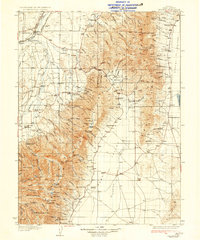 Halleck 1935 topographic map thumbnail