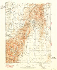 Halleck 1935 topographic map thumbnail