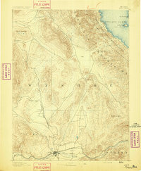 Reno 1891 topographic map thumbnail