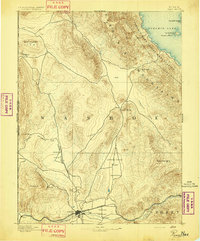 Reno 1893 topographic map thumbnail