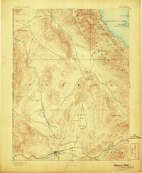 Reno 1893 topographic map thumbnail