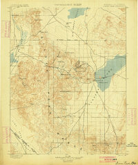 Silver Peak 1900 topographic map thumbnail