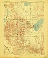 Silver Peak 1900 topographic map thumbnail
