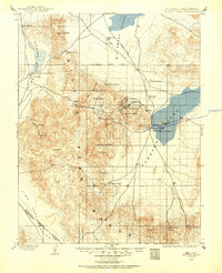 Silver Peak 1898 topographic map thumbnail