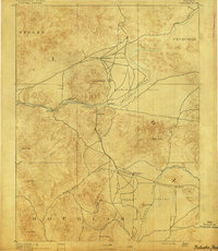 Wabuska 1891 topographic map thumbnail