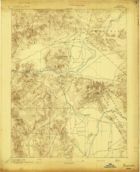 Wabuska 1894 topographic map thumbnail