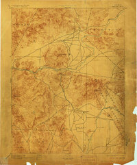Wabuska 1894 topographic map thumbnail