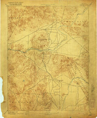 Wabuska 1894 topographic map thumbnail