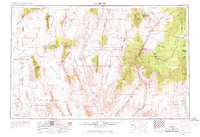 Caliente 1954 topographic map thumbnail