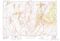 Caliente 1954 topographic map thumbnail