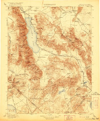 Hawthorne 1911 topographic map thumbnail