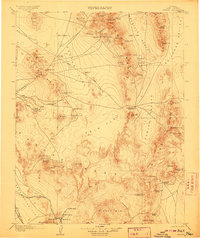 Kawich 1908 topographic map thumbnail