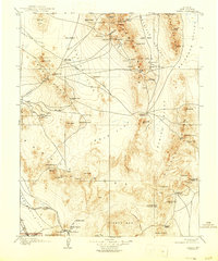 Kawich 1908 topographic map thumbnail