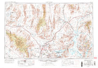 Las Vegas 1954 topographic map thumbnail