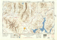 Las Vegas 1957 topographic map thumbnail
