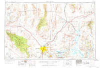 Las Vegas 1954 topographic map thumbnail