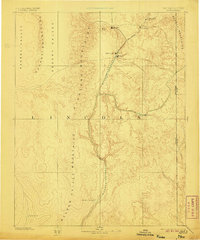 Pioche 1885 topographic map thumbnail