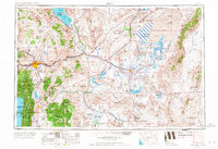 Reno 1957 topographic map thumbnail