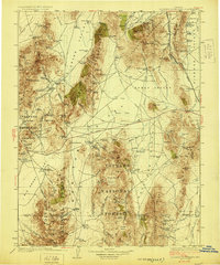 Roberts Mountains topographic map thumbnail