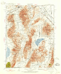 Sonoma Range 1932 topographic map thumbnail