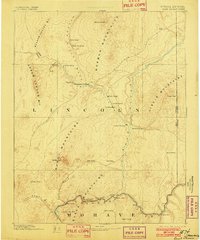 Saint Thomas 1886 topographic map thumbnail