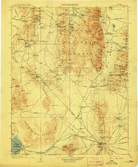 Tonopah 1908 topographic map preview