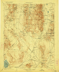 Tonopah 1908 topographic map thumbnail