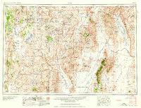 Vya 1958 topographic map preview